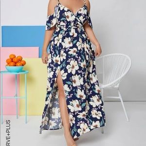 COPY - Floral off the shoulder dress